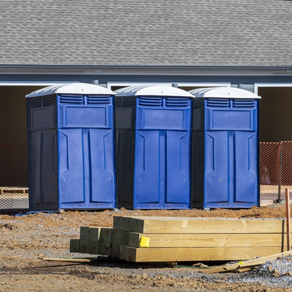 are there any restrictions on where i can place the portable toilets during my rental period in Pinch